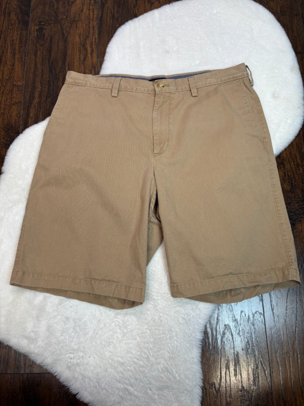 Banana Republic Emerson Chino Shorts 38 Khaki Tan Cotton Casual Men's